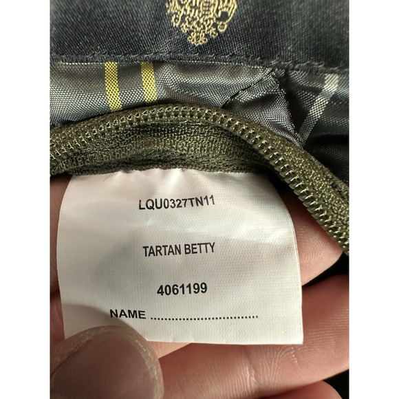 Barbour Vest Womens 6 Green Blue Tartan Betty Quilted Lined Gilet Quiet Luxury - Picture 8 of 9